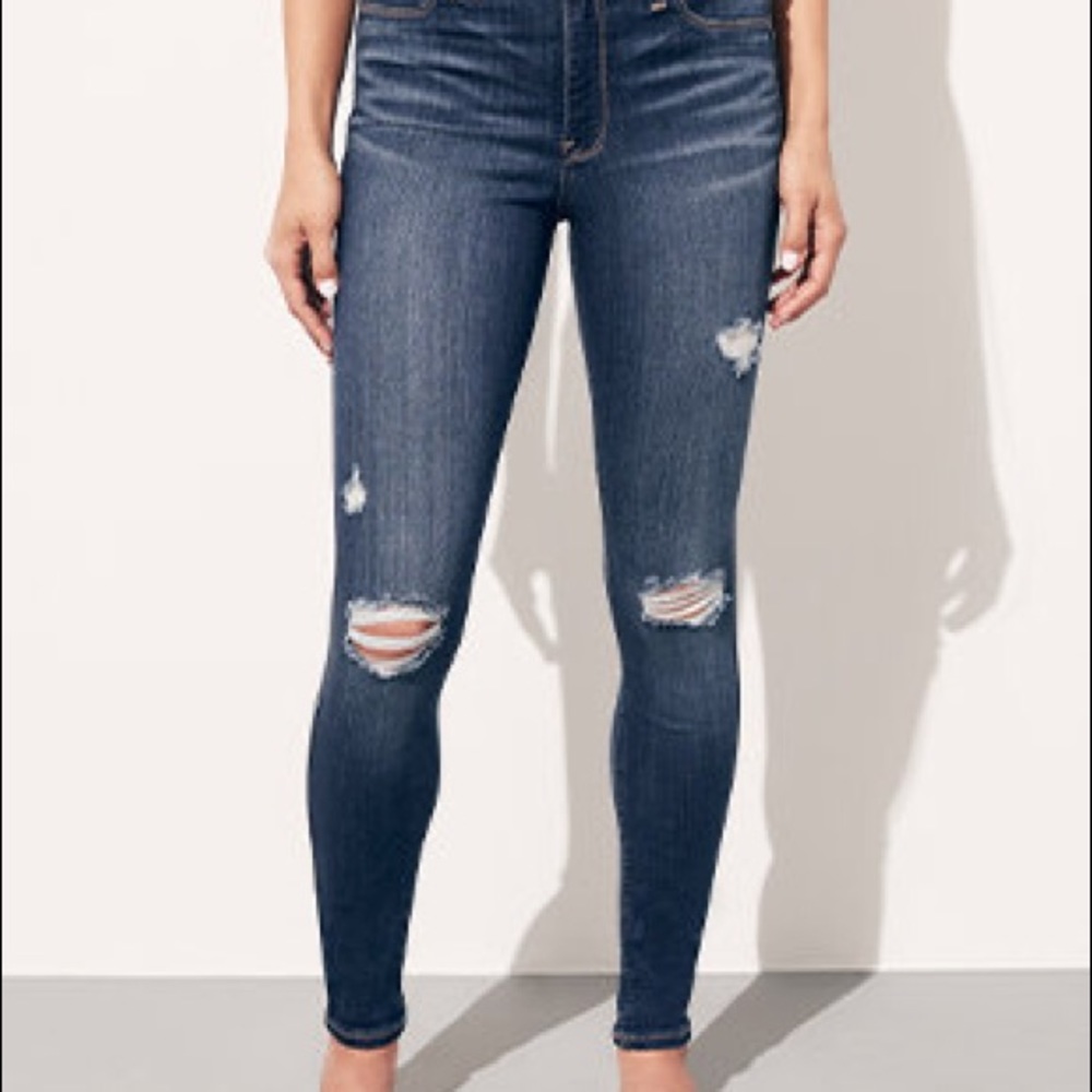 Hollister high rise jean leggings, size 7R!